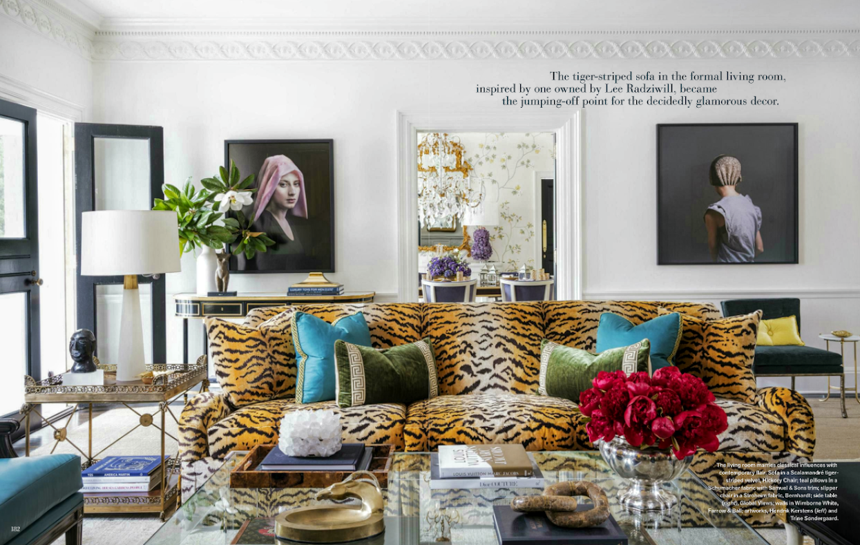 Scalamandre le tigre sales pillows